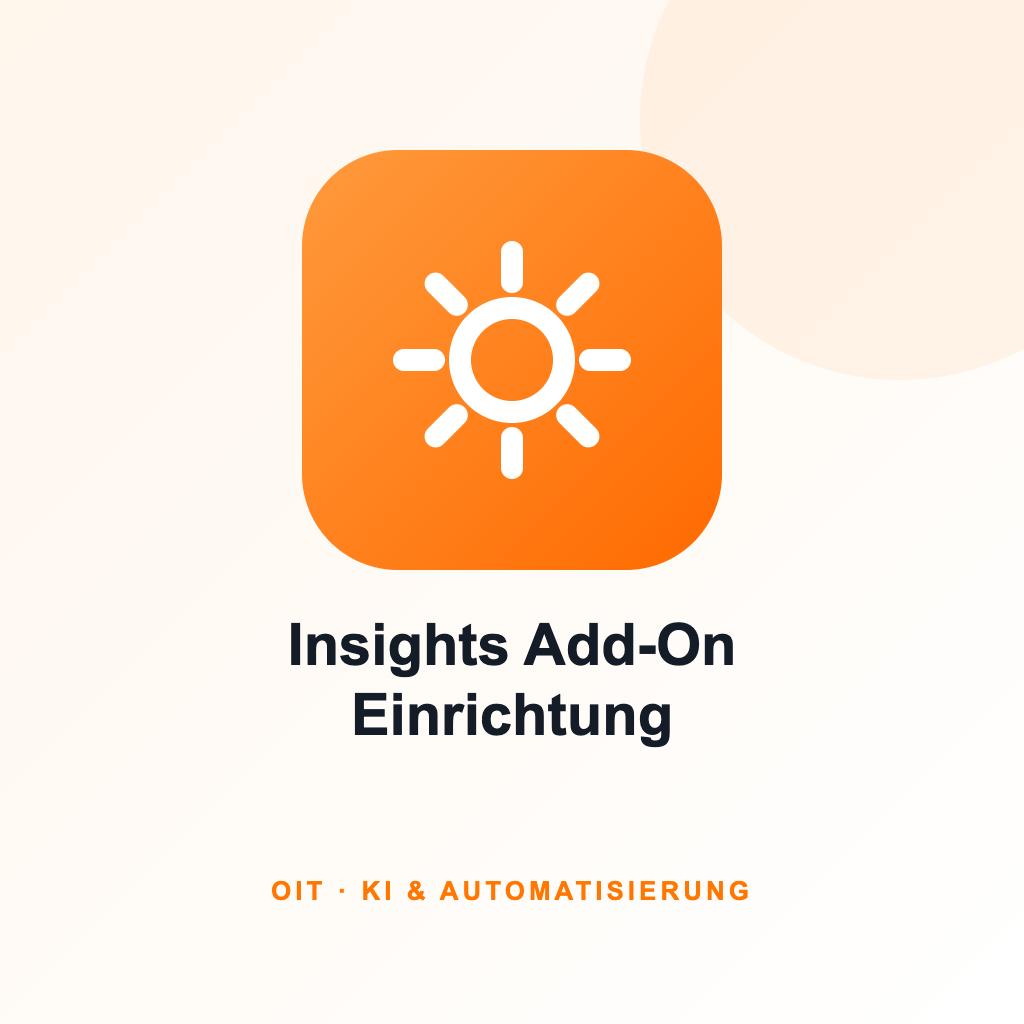 [GW-INSIGHTS-SETUP] OIT KI Gateway – Insights Add-On – Einrichtung