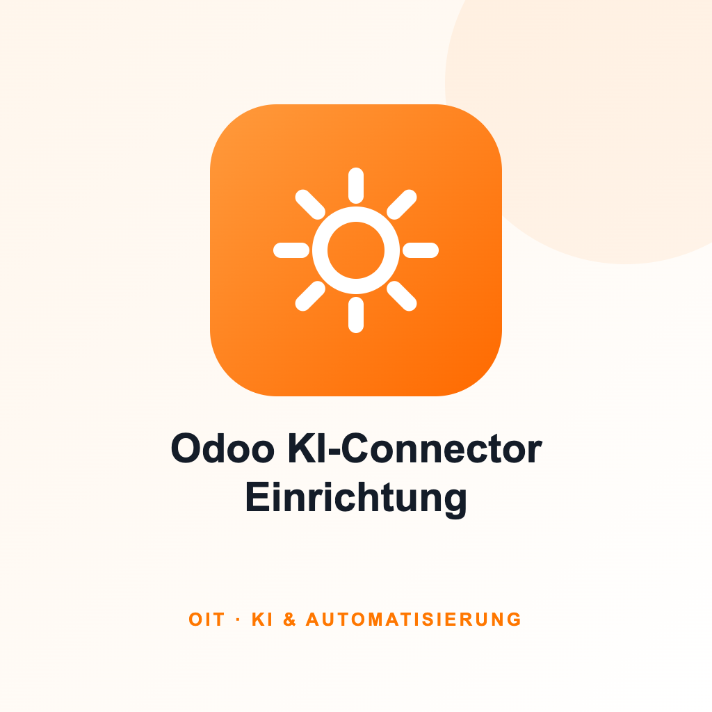 [GW-ODOO-MCP-SETUP] Odoo KI-Connector – Einrichtung
