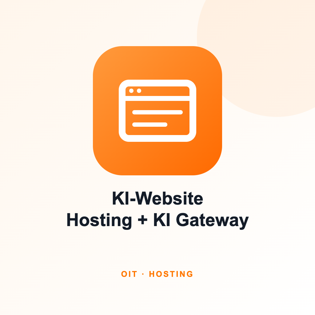 KI-Website (SmartHosting Plus + KI Gateway)