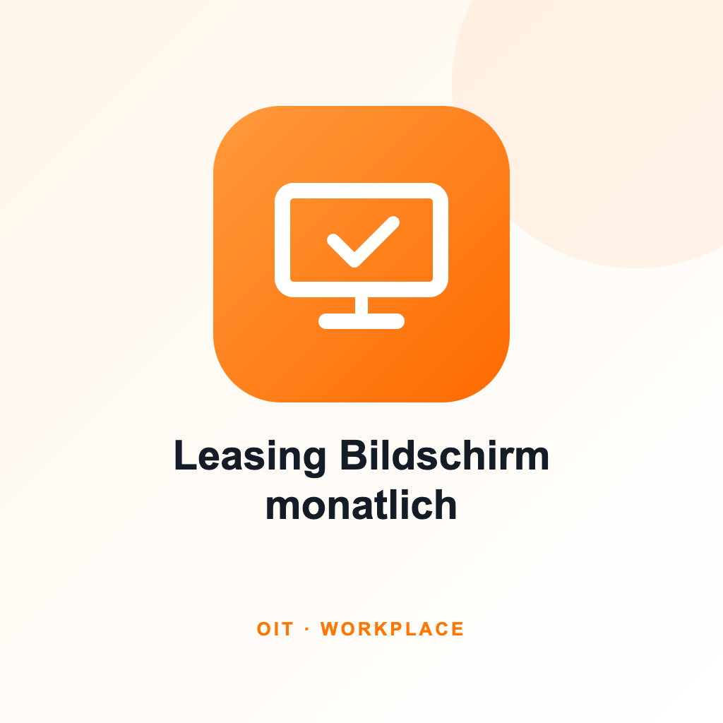 [MW-LEA-MON] Leasing Bildschirm inkl. Ersatz am selben Tag [m]