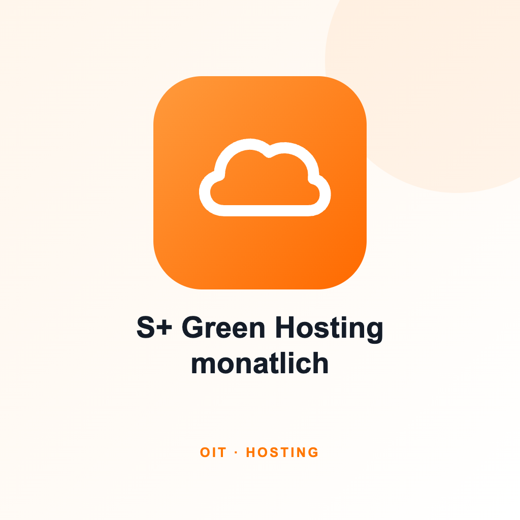 S+ Green - Hosting [m]