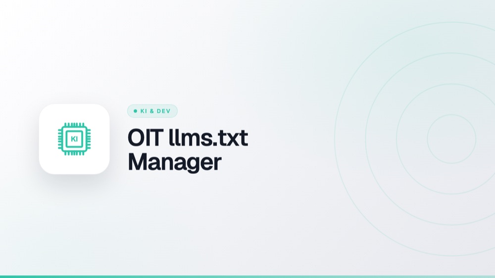 [OIT-LLMSTXT-PRO] OIT llms.txt Manager