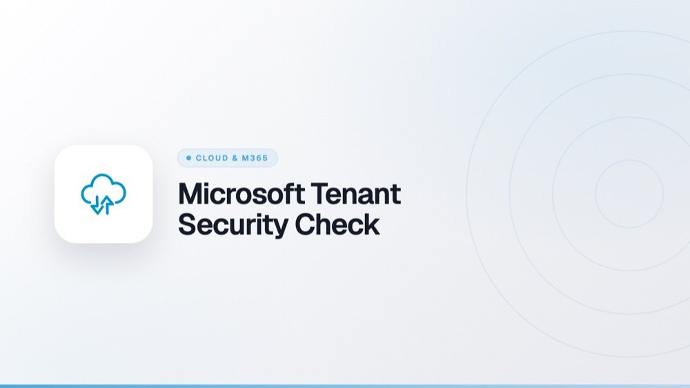 Microsoft Tenant Security Check
