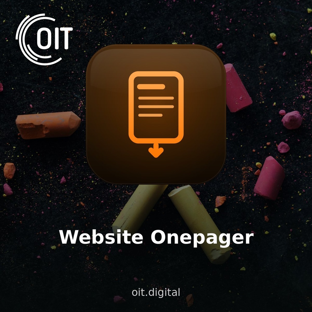 Website: Onepager